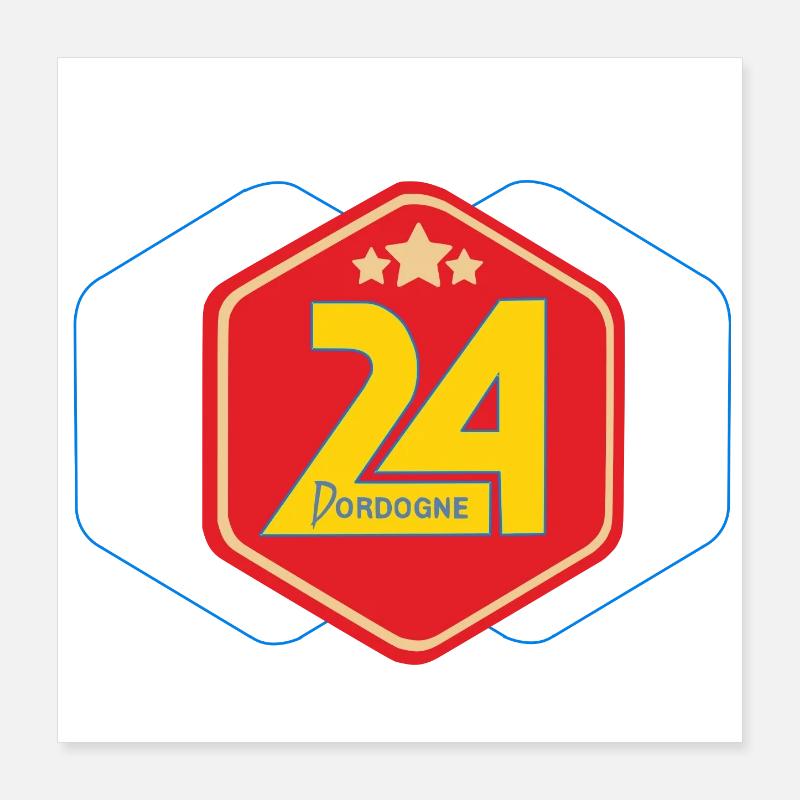 Dordogne Poster 40x40 cm