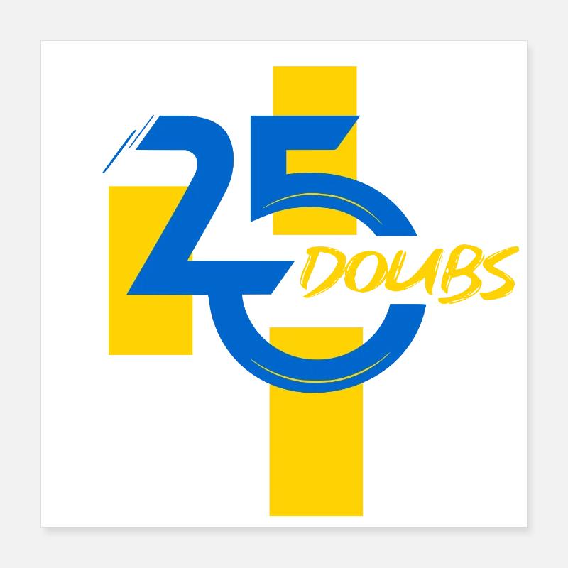 Doubs Poster 40 x 40 cm