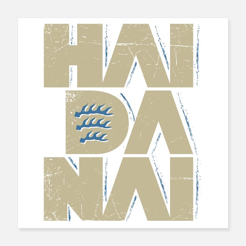 Haidanai Poster 40x40 cm