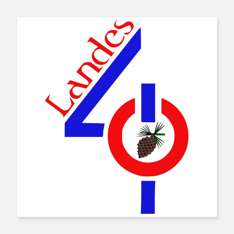 Landes Poster 16" x 16" (40x40 cm)