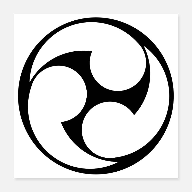 Triskel Poster 40 x 40 cm