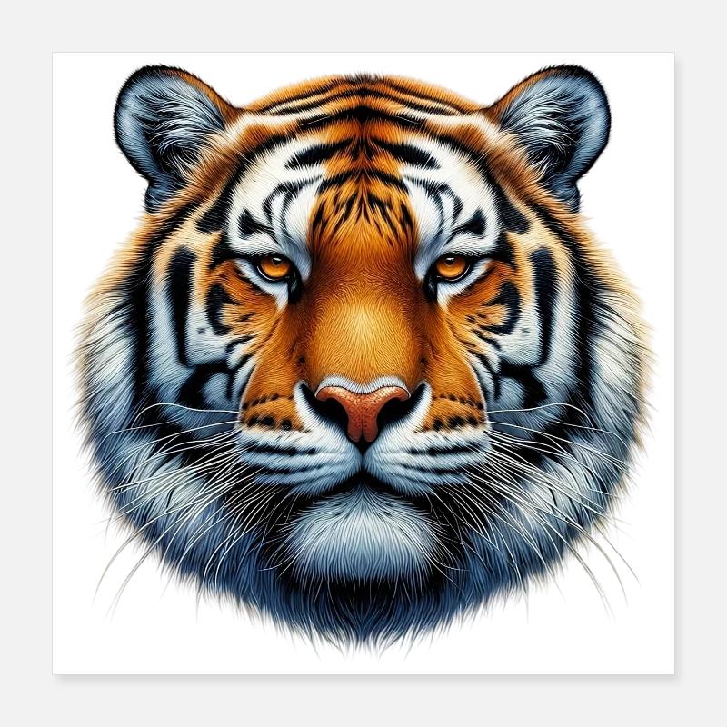 Tigre Poster 40 x 40 cm