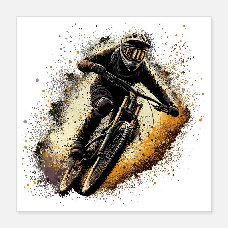 VTT VTT VTT Cadeau de VTT Poster 40 x 40 cm