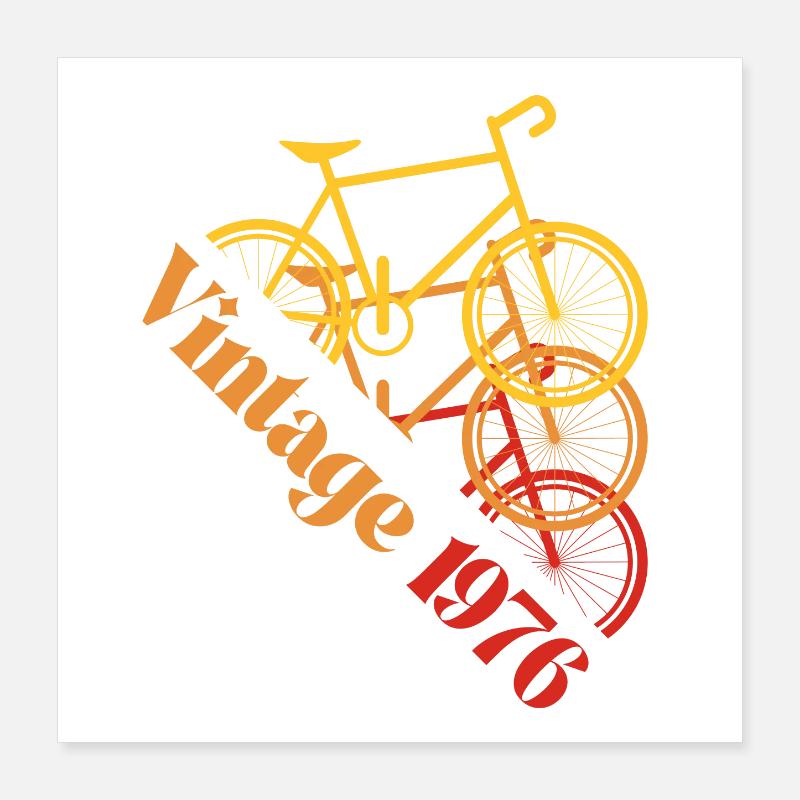 Millésime 1976 Poster 40 x 40 cm