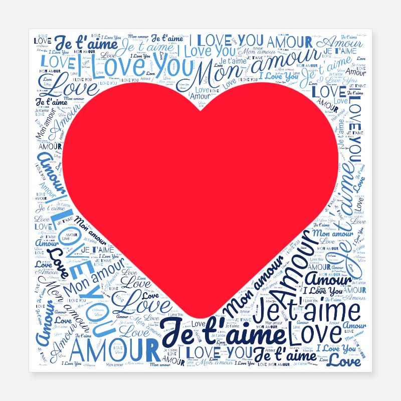 COEUR Poster 40 x 40 cm