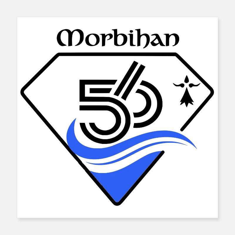 Morbihan Poster 40 x 40 cm