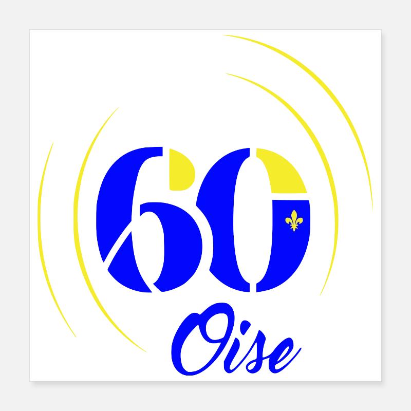 Oise Poster 40 x 40 cm