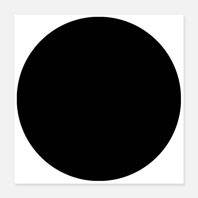 Circle Point Poster 16" x 16" (40x40 cm)