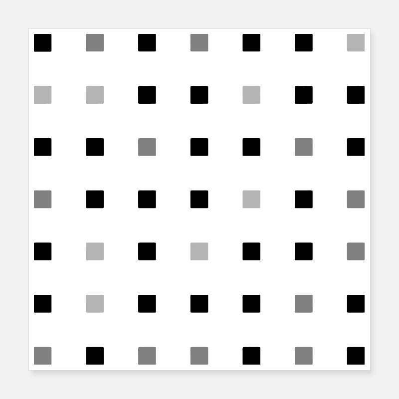 Grille carrée Poster 40 x 40 cm