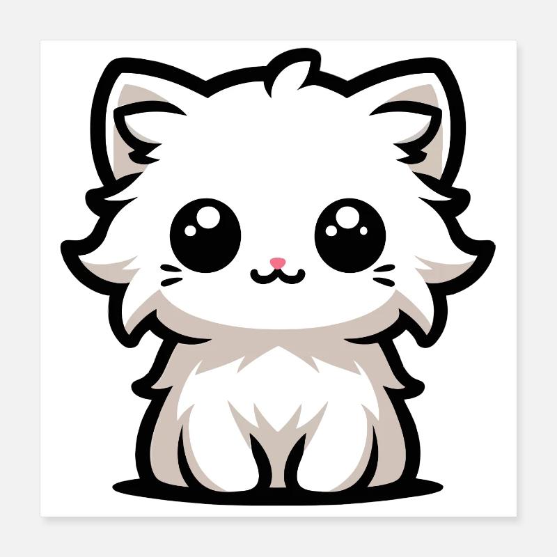 Das süßeste Kätzchen Poster 40x40 cm