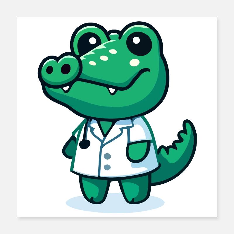 Doc Gator: The Swampland Healer Poster 16" x 16" (40x40 cm)