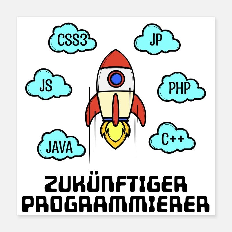 Css Code Developer C++ Java Php Programmierer Poster 40x40 cm