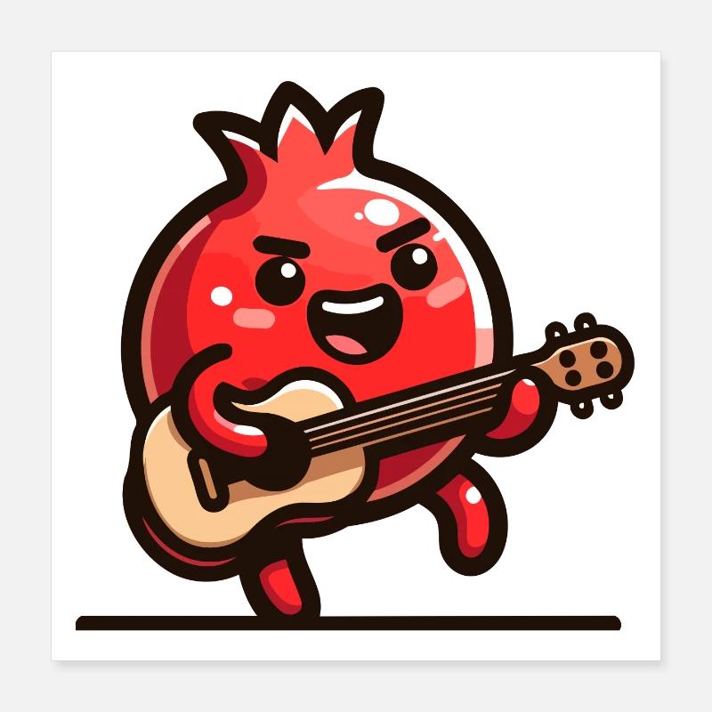 Pomegranate Tune Poster 16" x 16" (40x40 cm)