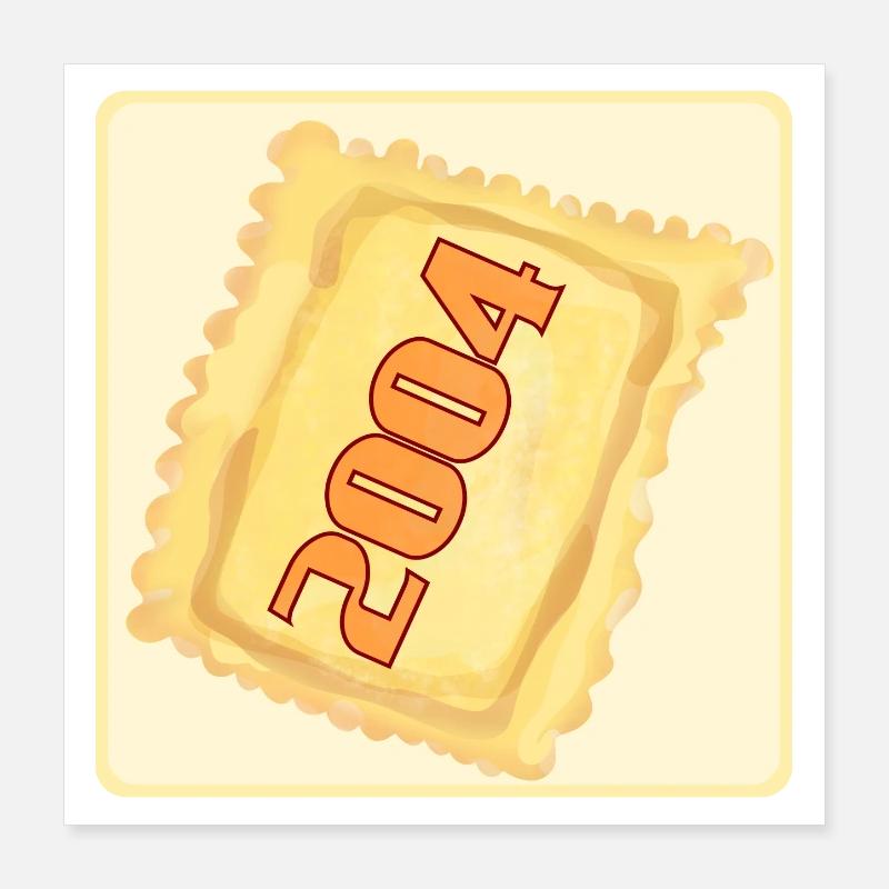 ANNIVERSAIRE 2004 RAVIOLI DUMPLINGS Poster 40 x 40 cm