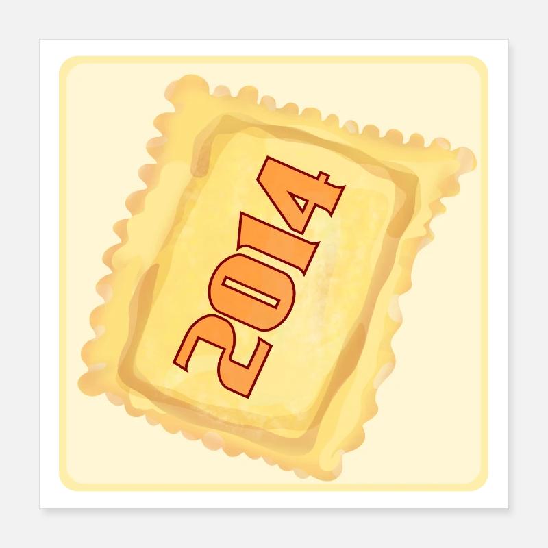 12. GEBURTSTAG 2014 – RAVIOLI-KLÖCKCHEN Poster 40x40 cm