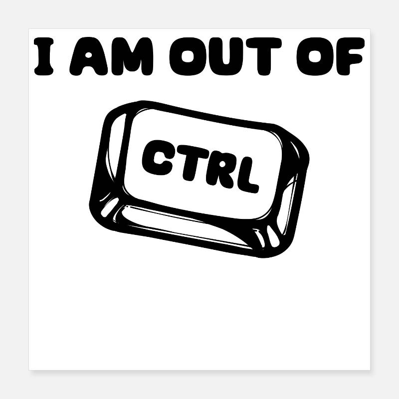 Softwareentwickler Developer Statement Code Debug Poster 40x40 cm