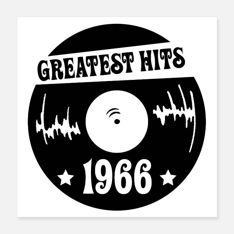 Vintage 1966 Poster 40x40 cm