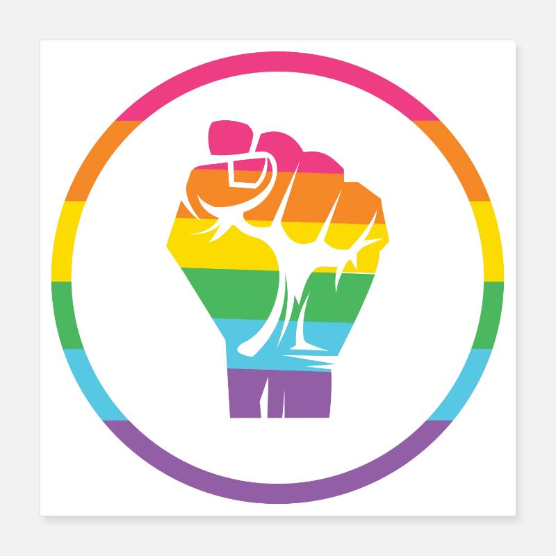 LGBTQ-Pride-Monat - Pride! Poster 40x40 cm