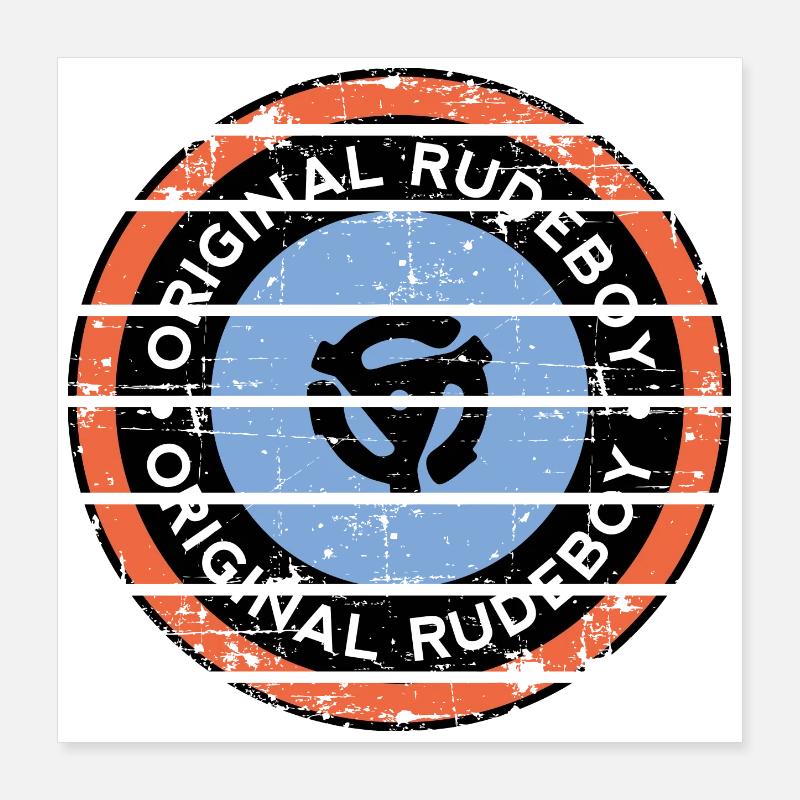Original Rudeboy Poster 16" x 16" (40x40 cm)