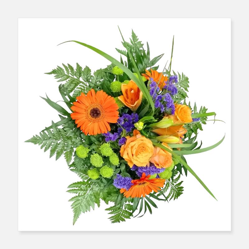 BOUQUET Poster 40 x 40 cm