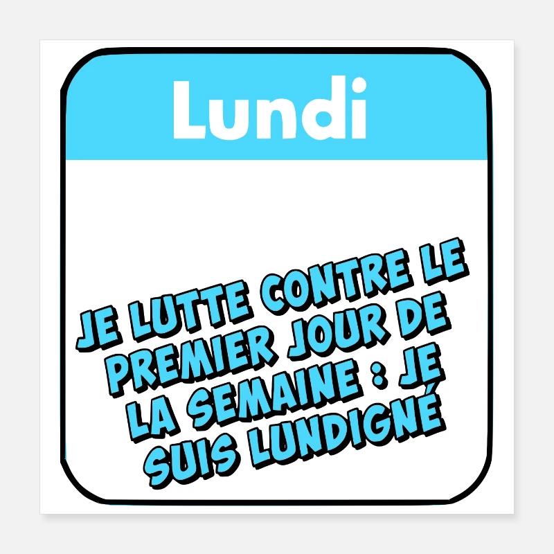 Lundi Poster 40 x 40 cm
