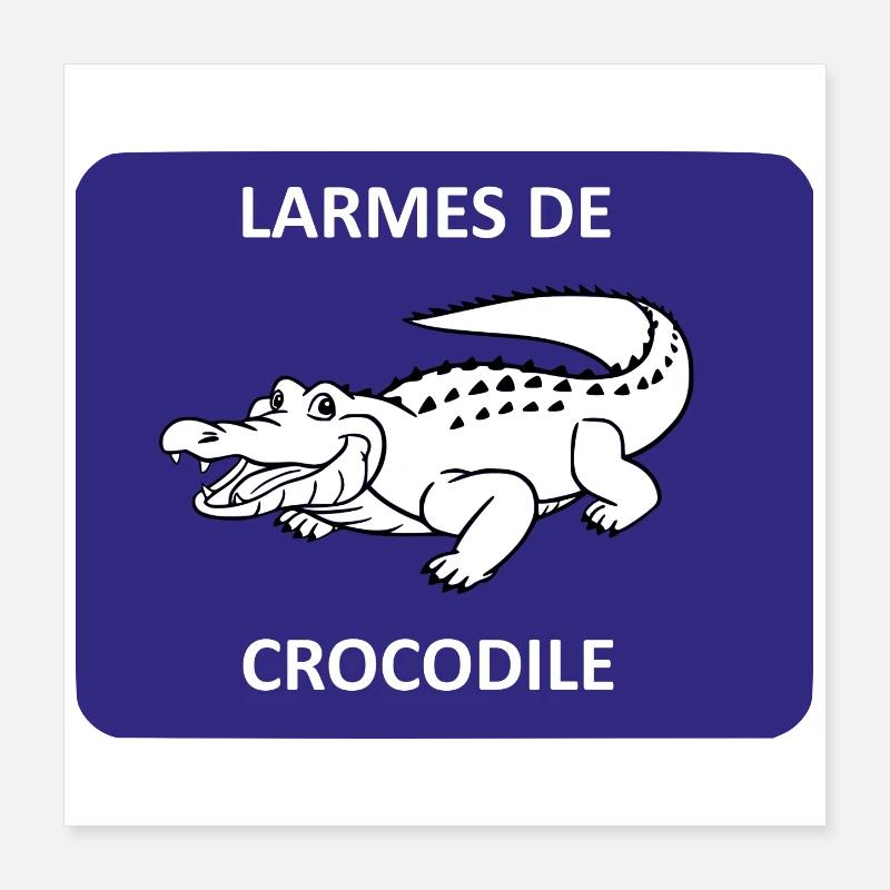 Crocodile tears Poster 16" x 16" (40x40 cm)