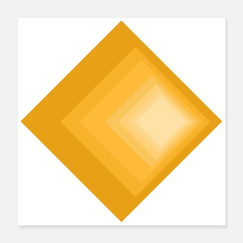 Conception dégradée Poster 40 x 40 cm