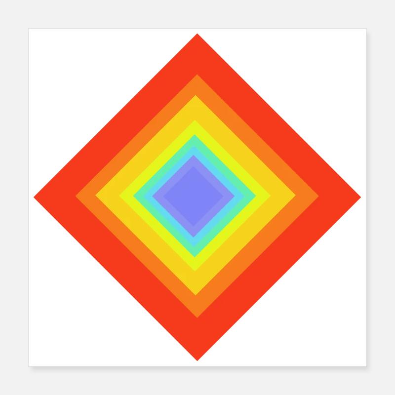 Geometrici Poster 40x40 cm