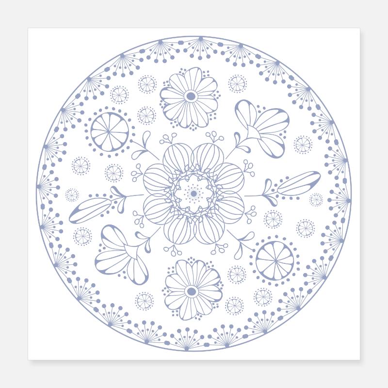 Floral pattern Poster 16" x 16" (40x40 cm)
