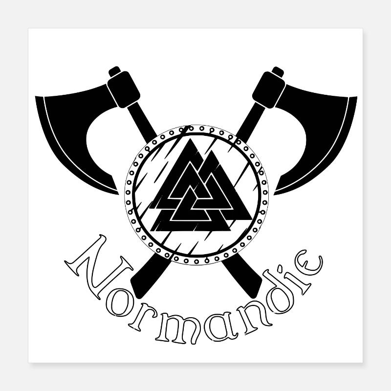 Normandy Poster 16" x 16" (40x40 cm)