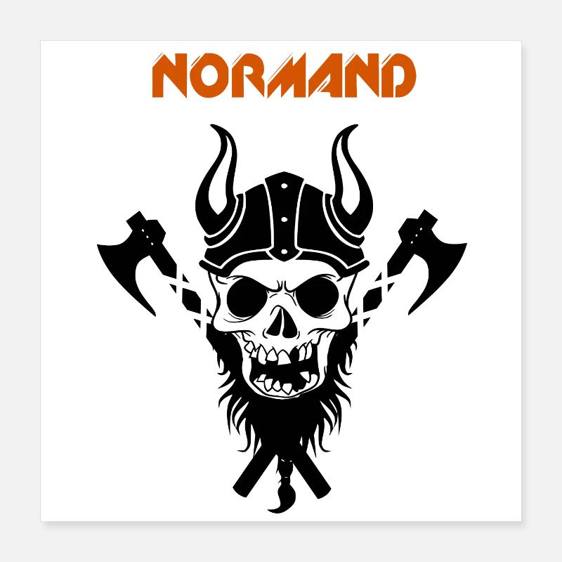 Normannisch Poster 40x40 cm