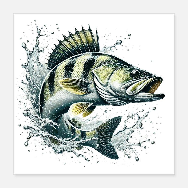 Zander Poster 40x40 cm