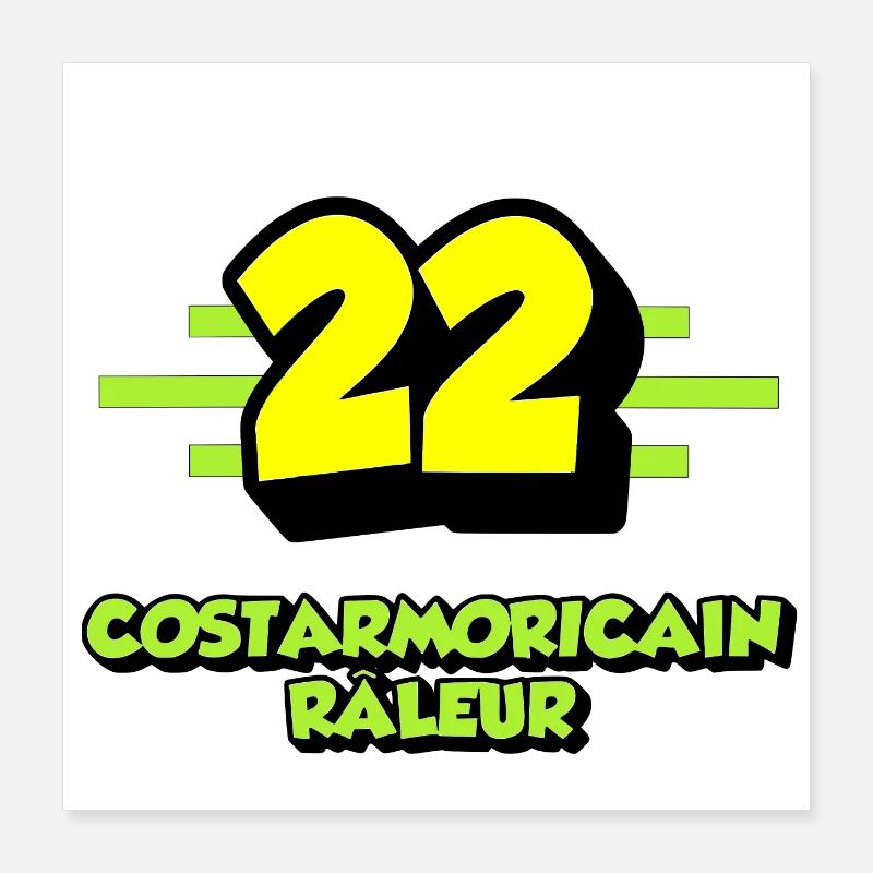 Klagender Costarmorican Poster 40x40 cm