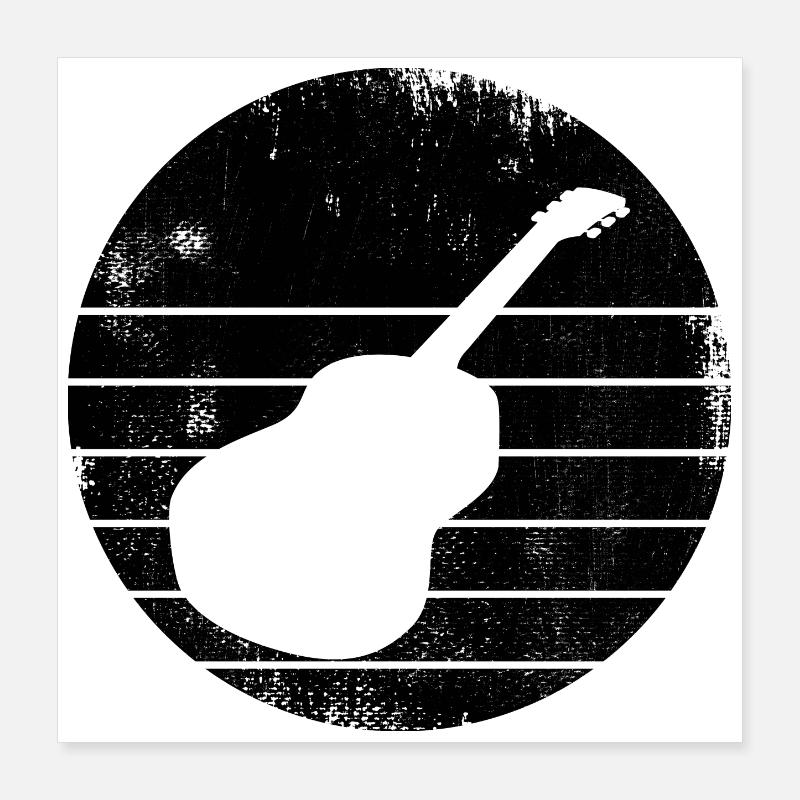 Guitar Poster 16" x 16" (40x40 cm)