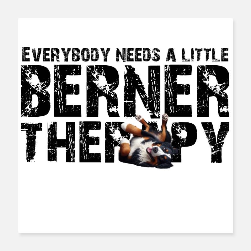 Bouvier bernois Poster 40 x 40 cm