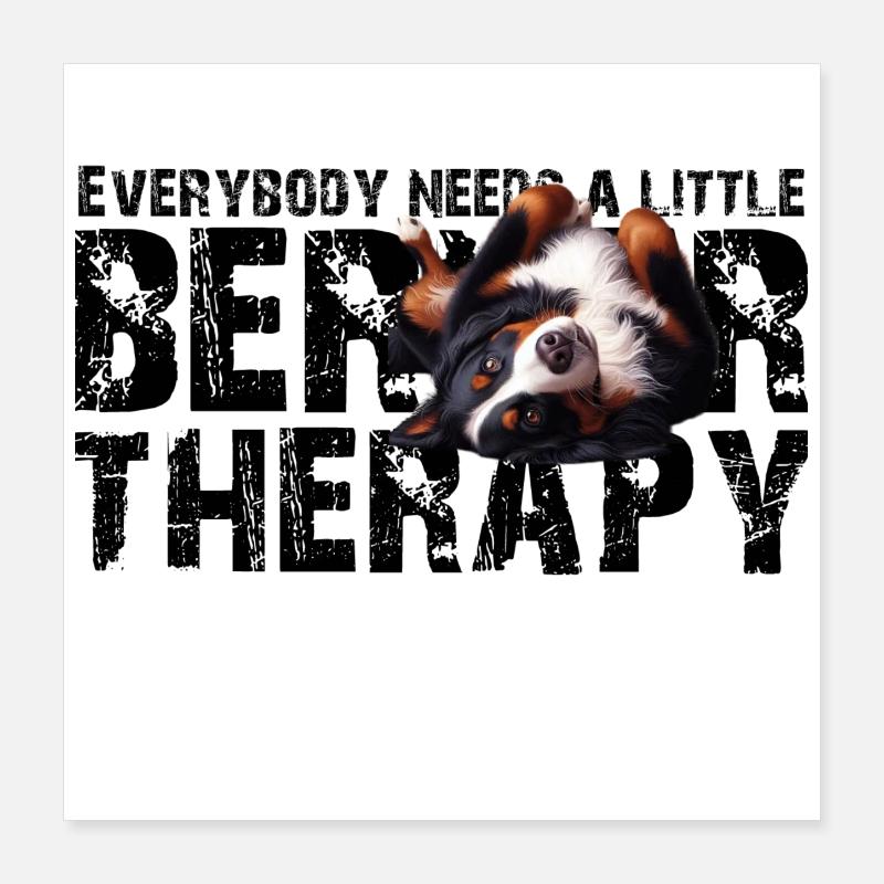 Bouvier bernois Poster 40 x 40 cm