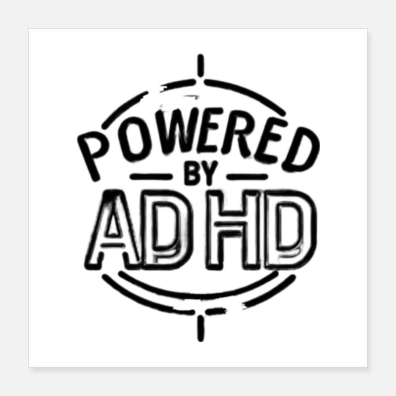 TDAH Poster 40 x 40 cm