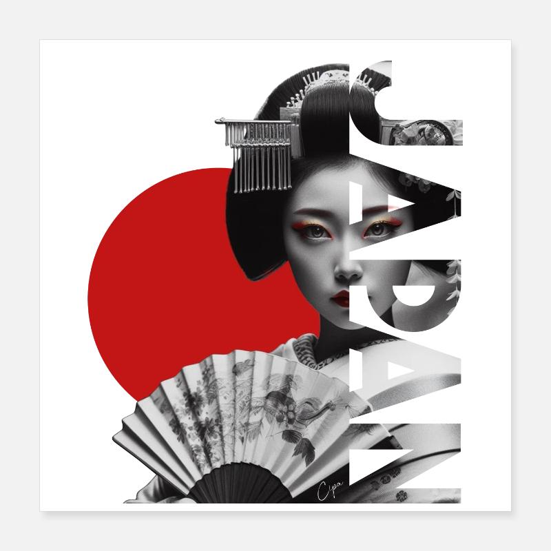 Japon Poster 40 x 40 cm