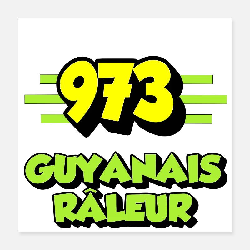 Guyanais râleur Poster 40 x 40 cm
