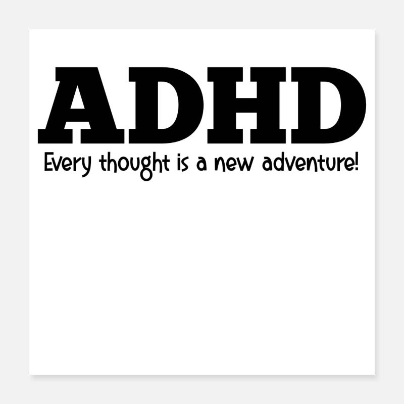 ADHS Poster 40x40 cm