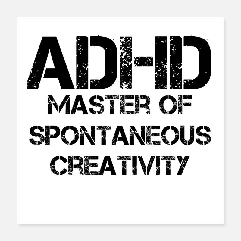ADHS Poster 40x40 cm