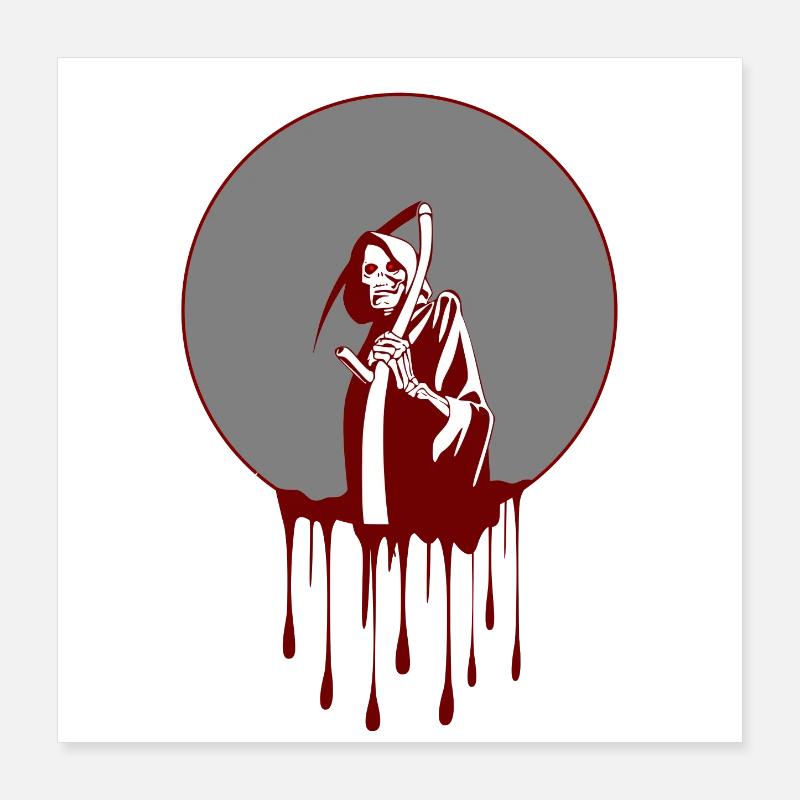 The Grim Reaper Poster 16" x 16" (40x40 cm)