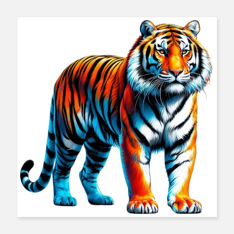 Tiger Poster 40x40 cm