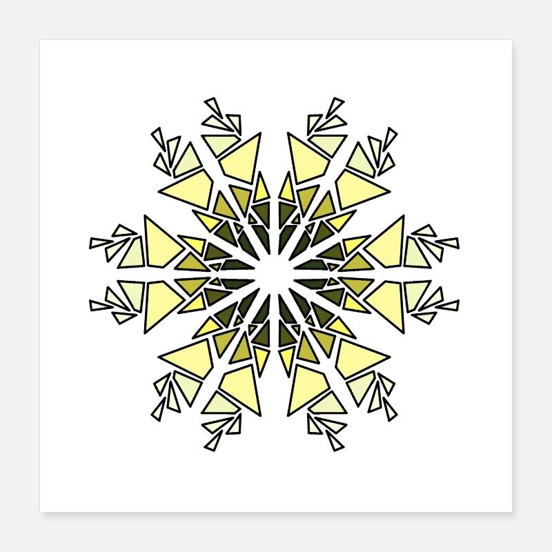 Ornement Poster 40 x 40 cm
