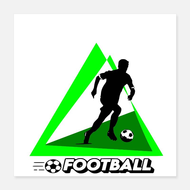 Fußball Poster 40x40 cm