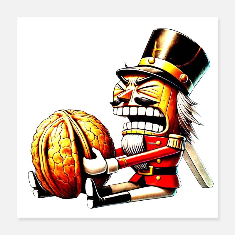 Kampf des Nussknackers der letzte Widerstand Poster 40x40 cm