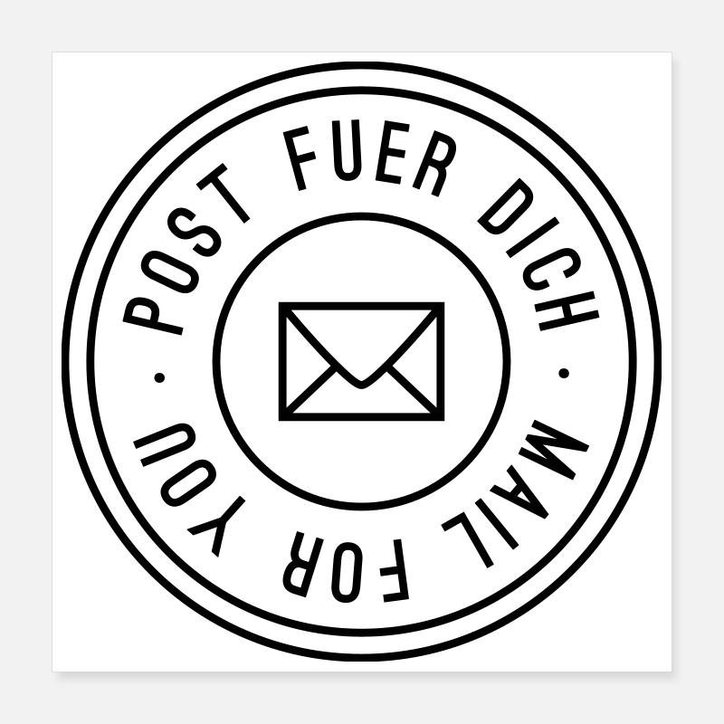 UNE Post for you Poster 16" x 16" (40x40 cm)