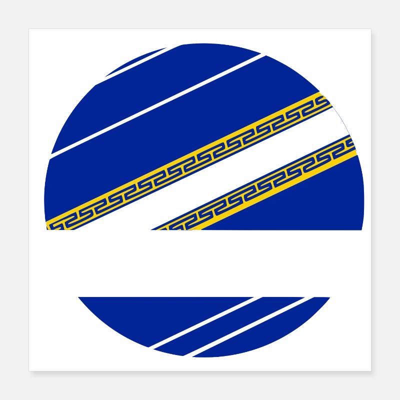 Champenoise Poster 40 x 40 cm