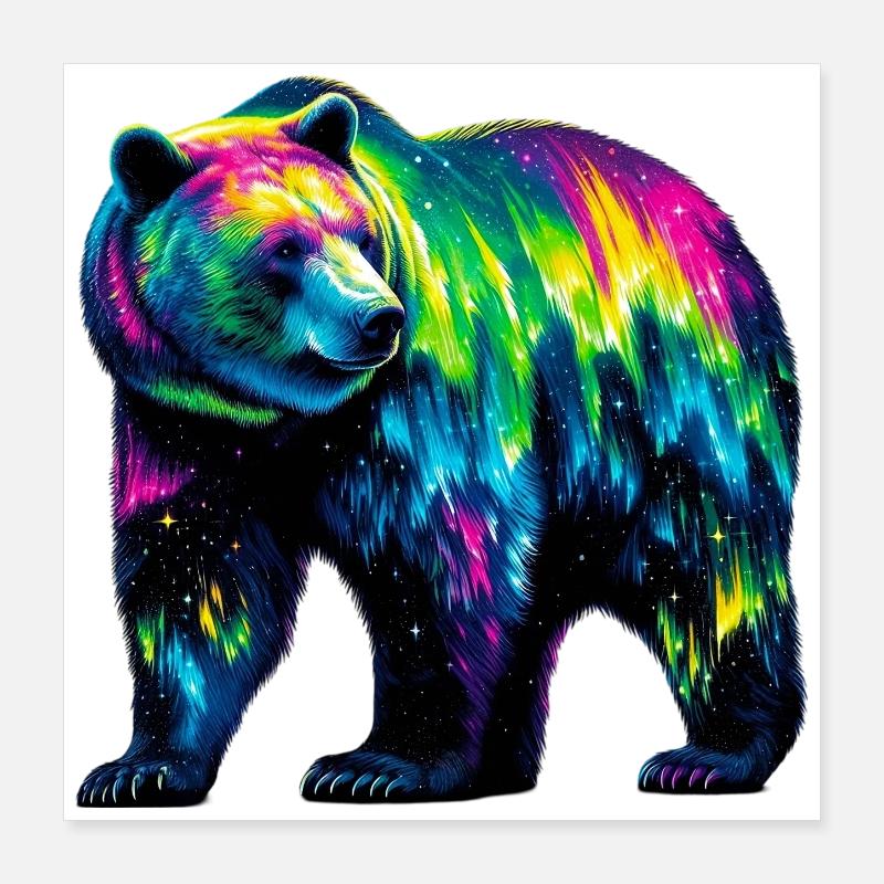 Bär Poster 40x40 cm