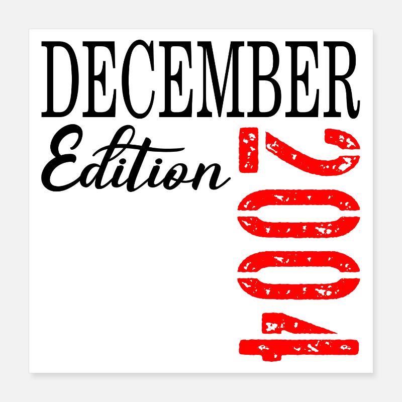 22. GEBURTSTAG DEZEMBER 2004 Poster 40x40 cm